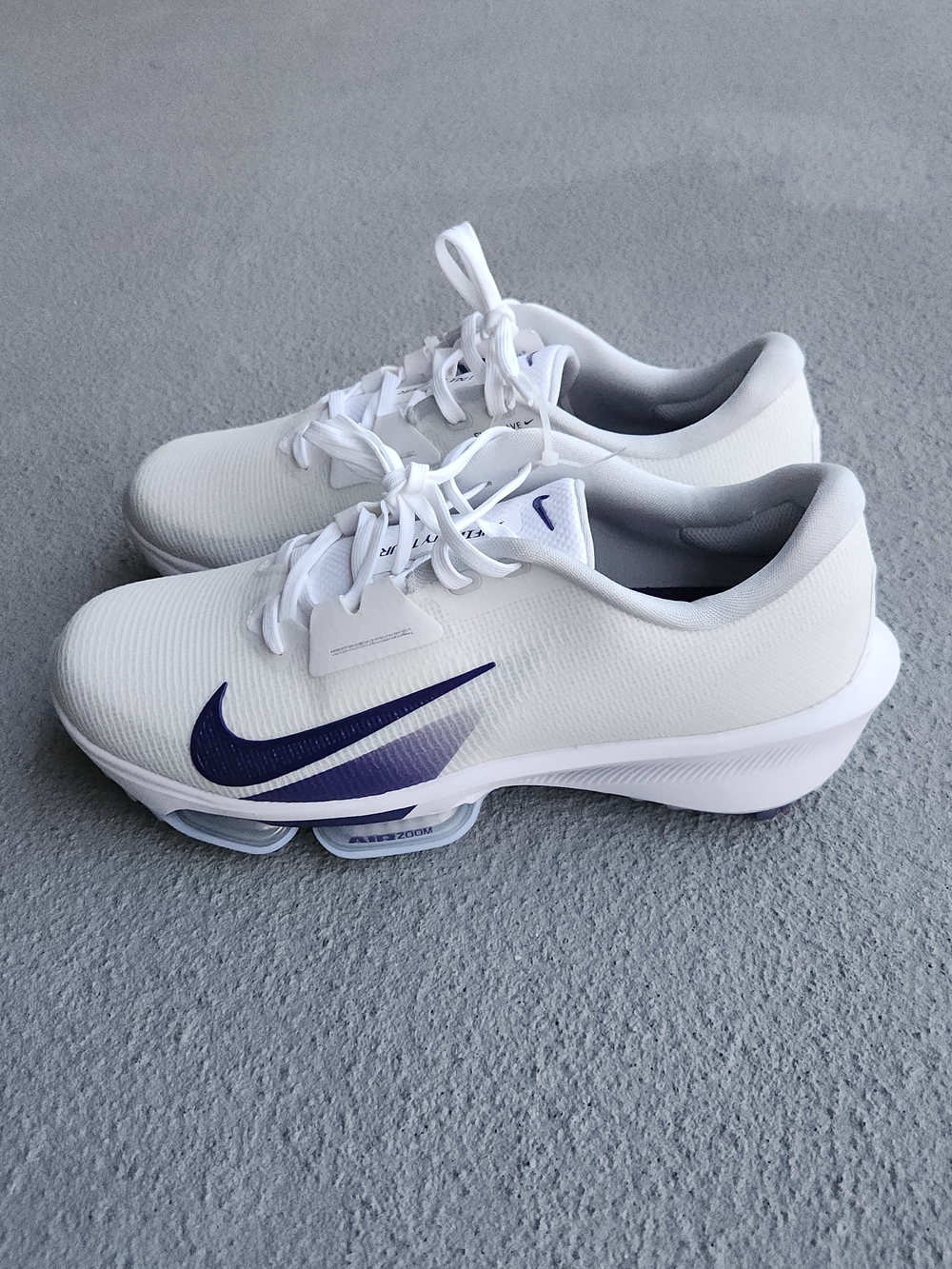 Nike Air Zoom Infinity Tour 2 Golf White Purple HJ7573-108 Men Size 11 US